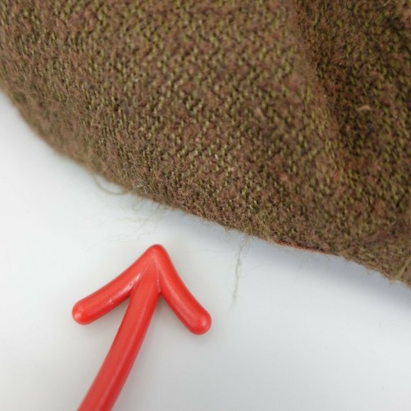 GREEN TOPS Men's Brown Peaked Cap OS Hat Metal Buckle Reusable Sustainable - Picture 9 of 12